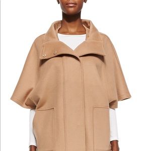 NEW Katherine Barclay 100% Wool Camel Cape/Jacket!